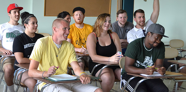 UMFK students attending a class