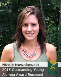 Nicole Nowakowski - 2015 Outstanding Young Alumna Award Recipient