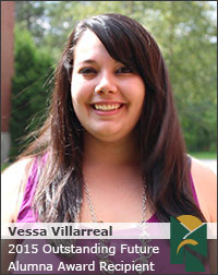 Vessa Villarreal - 2015 Outstanding Future Alumna Award Recipient