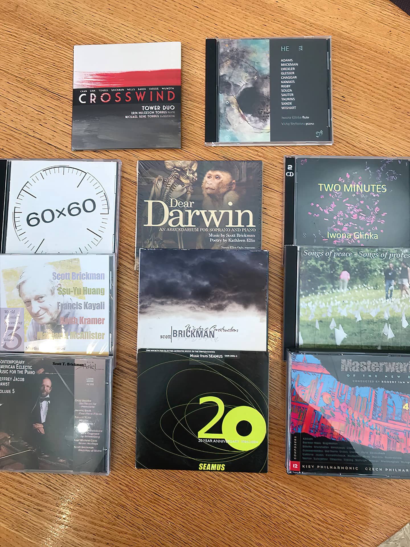 Dr. Scott Brickman's various collections of CDs