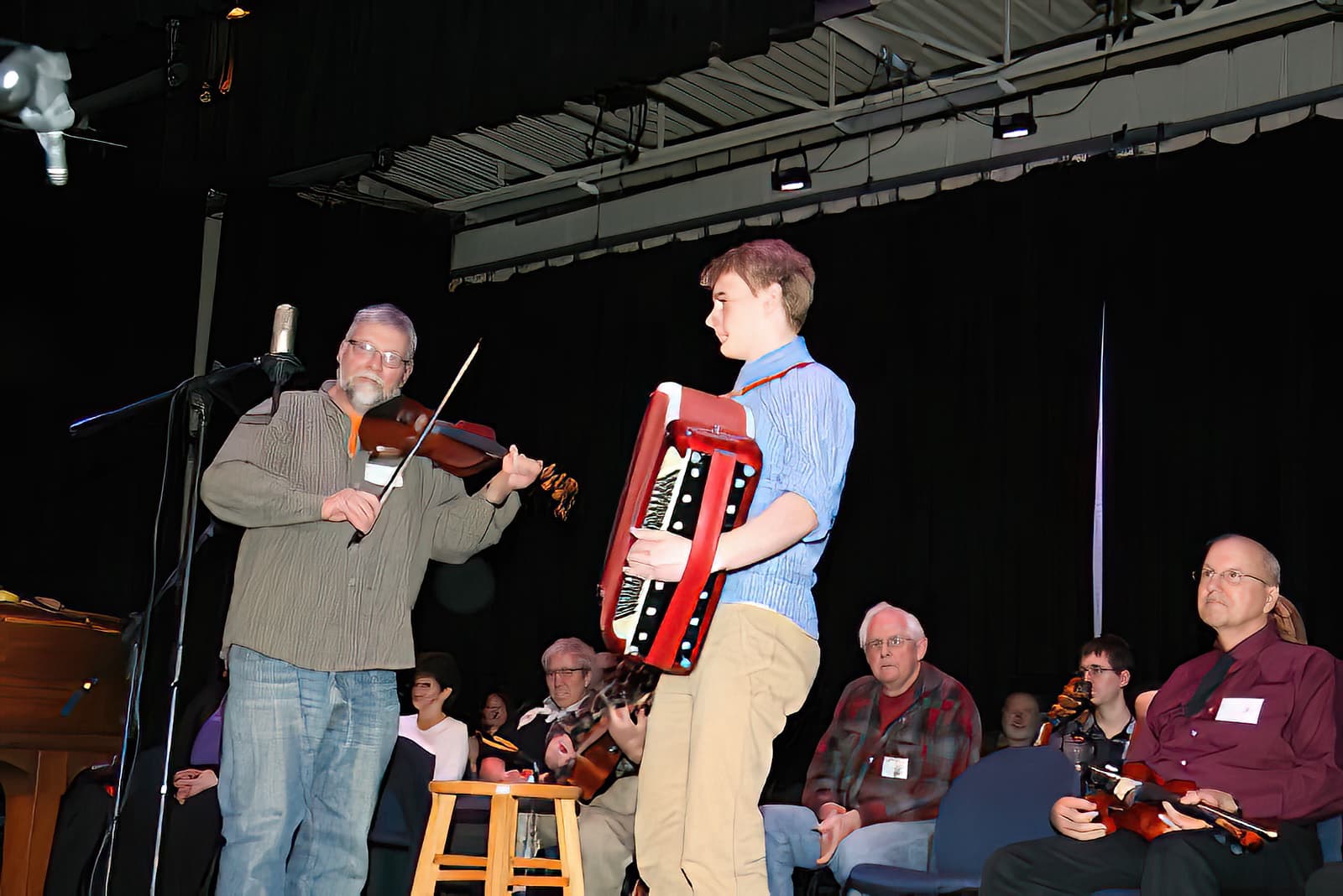 Fiddler's Jamboree players