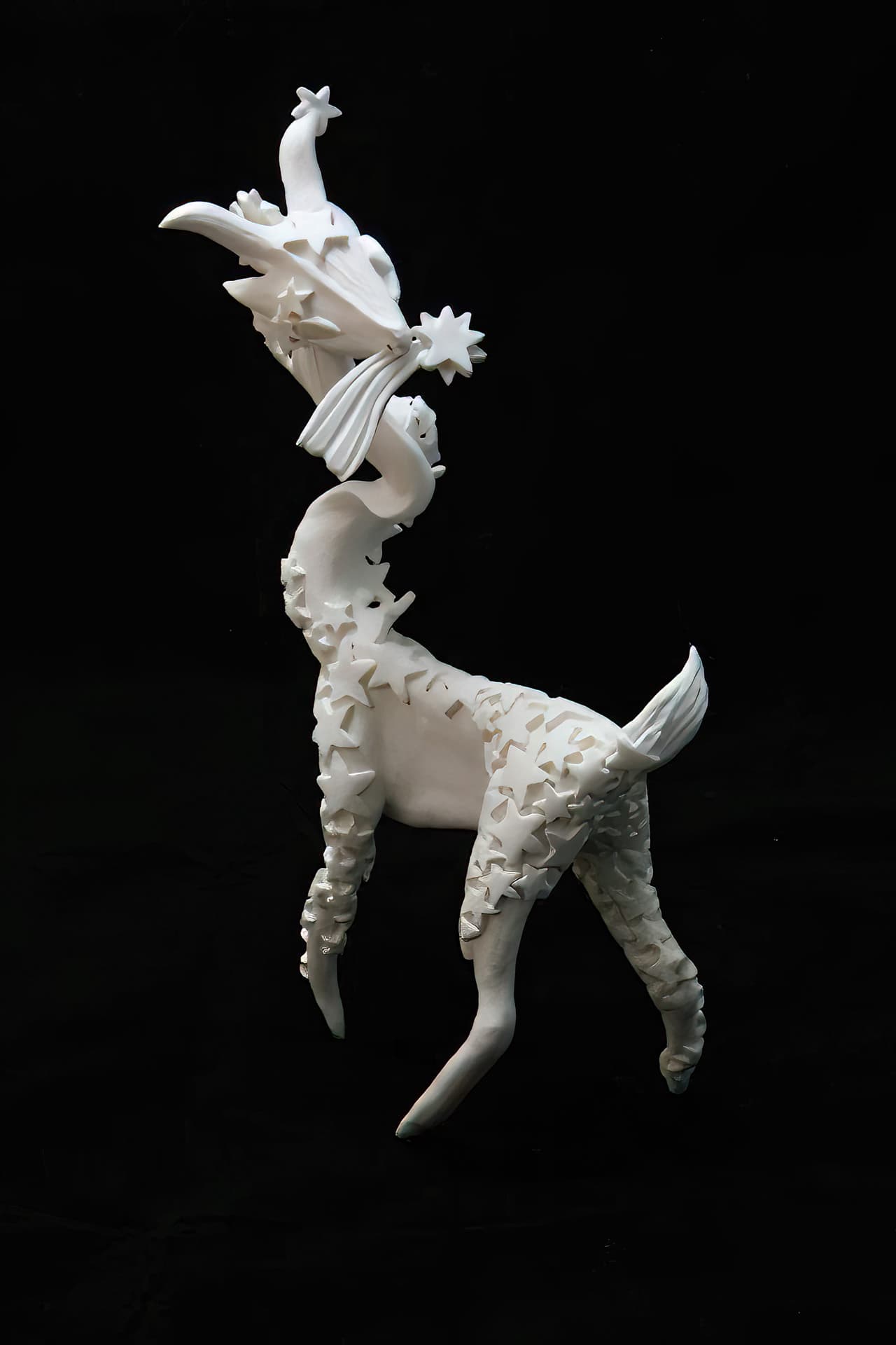 one of Michelle Richardson's creature sculptures