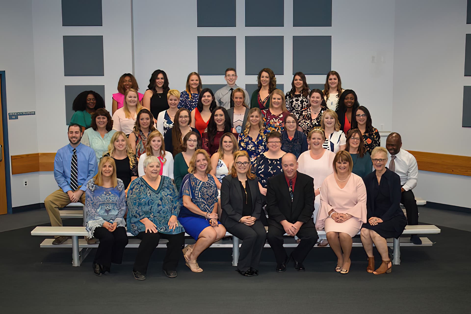 UMFK nurse pinning ceremony group photo students and facutly