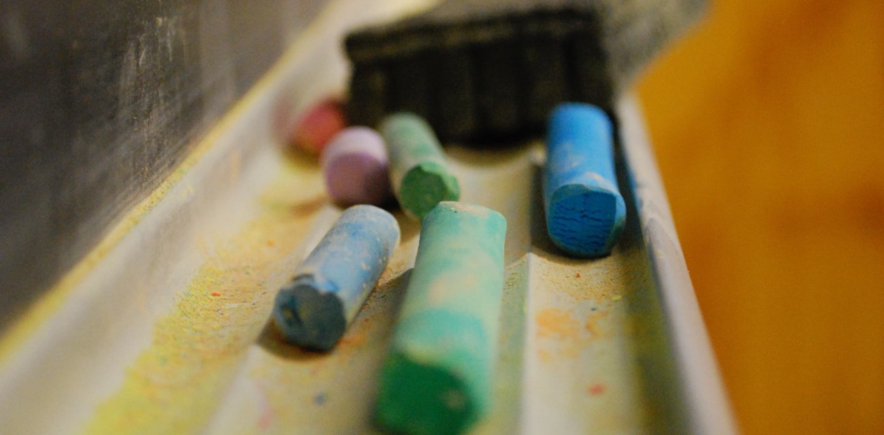 chalk and eraser on a chalk board