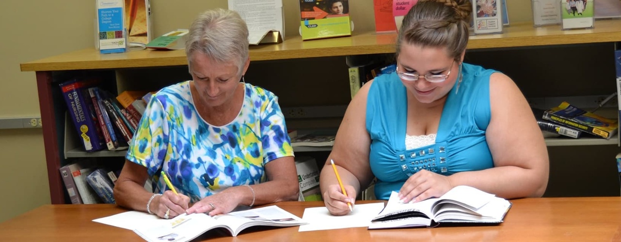 Students in the Learning Center