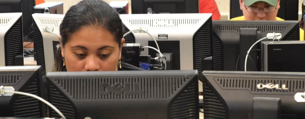 Students in a Computer Lab