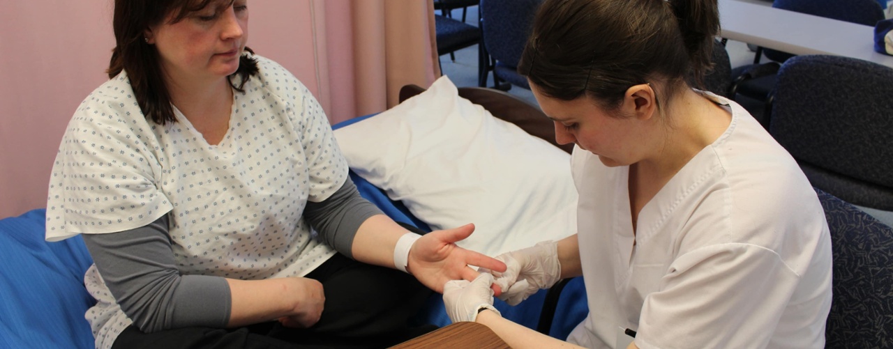 Students in a Nursing Lab