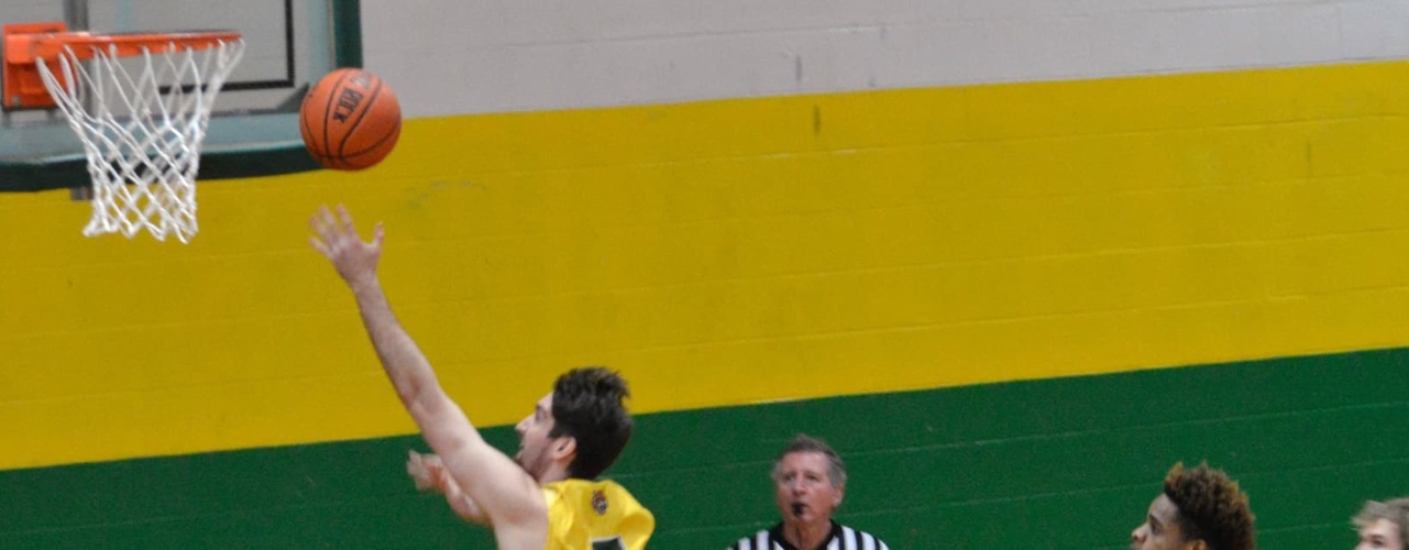 Action from the Men's Basketball Game