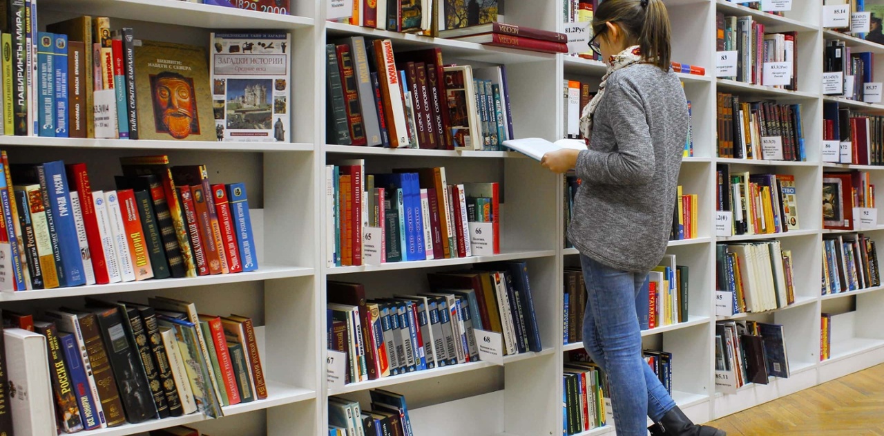 girl reading a book